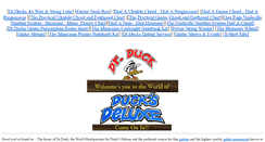 Desktop Screenshot of ducksdeluxe.com