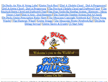 Tablet Screenshot of ducksdeluxe.com
